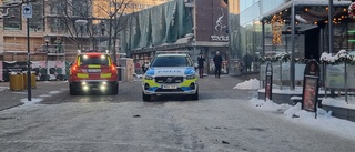 Brand i parkeringshus i city  – räddningstjänsten ryckte ut