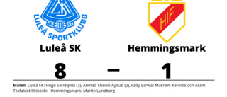 Målfest för Luleå SK hemma mot Hemmingsmark