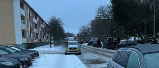 Man greps i Hageby – misstänks för grovt olaga hot