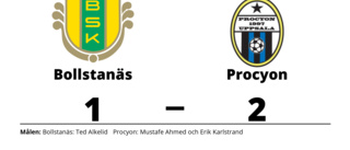 Uddamålsseger för Procyon mot Bollstanäs
