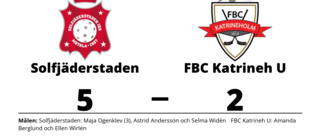 Seger med 5-2 för Solfjäderstaden mot FBC Katrineh U