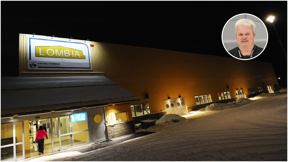 Kari Kylmäniemi, ordförande i Kiruna City, är kritisk till att Kiruna AIF fått tillåtelse att sätta upp reklam på publiksargen.