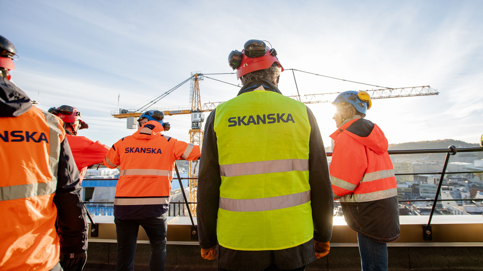 Byggjätten Skanska har släppt delårssiffror. Arkivbild.