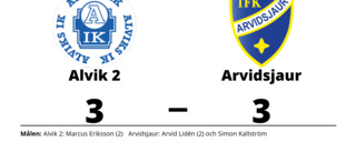 Alvik 2 kryssade mot Arvidsjaur