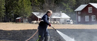 Risk för gräsbränder i Norrbotten