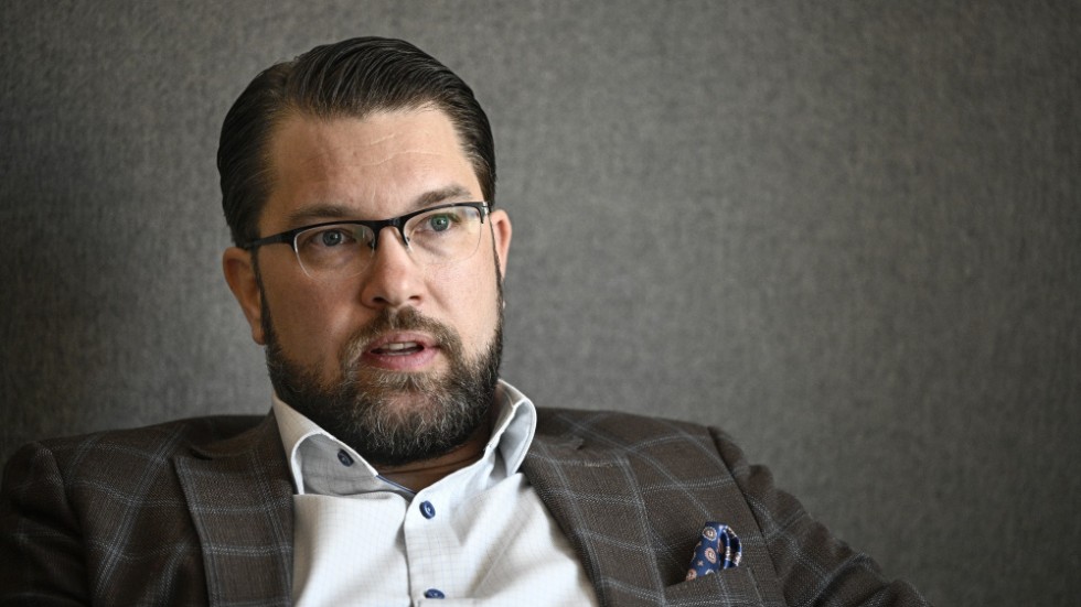 Sverigedemokraternas partiledare Jimmie Åkesson. Arkivbild.