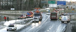 Helikopter kraschlandade vid Arlanda