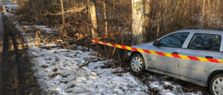 Singelolycka på grund av blixthalka