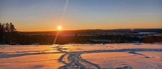 Läsarbild: Soluppgång i Boden 