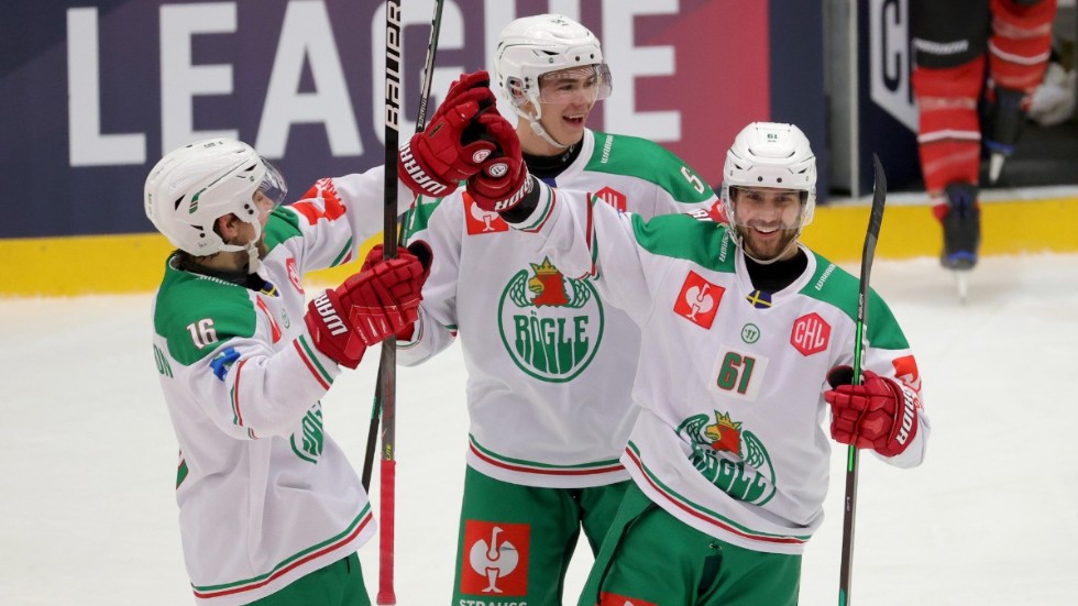 Rögle får hemmaplansfördel i CHL-finalen. Arkivbild.