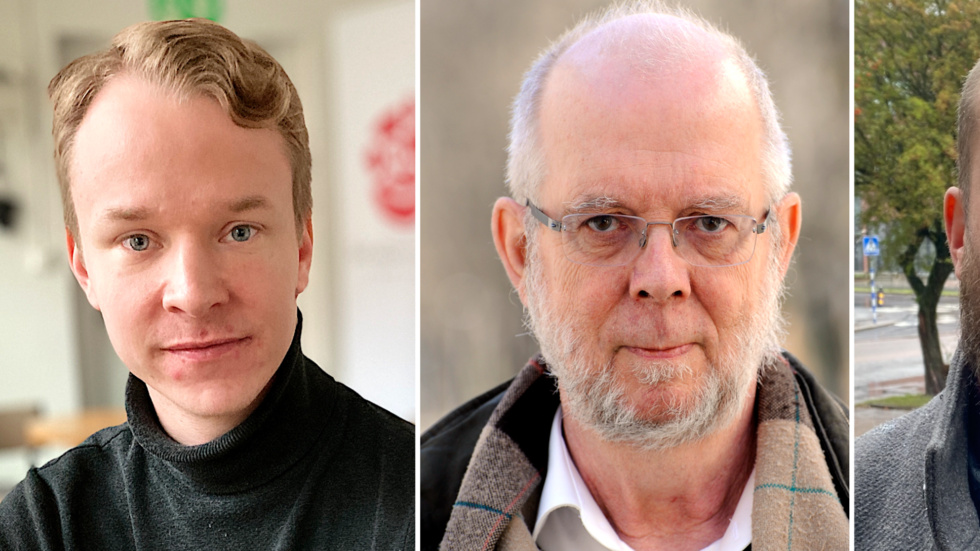 Jesper Englundh (S), Sverker Scheutz (V) och Benjamin Albertsson (SD) är inte förvånande över dagens besked.