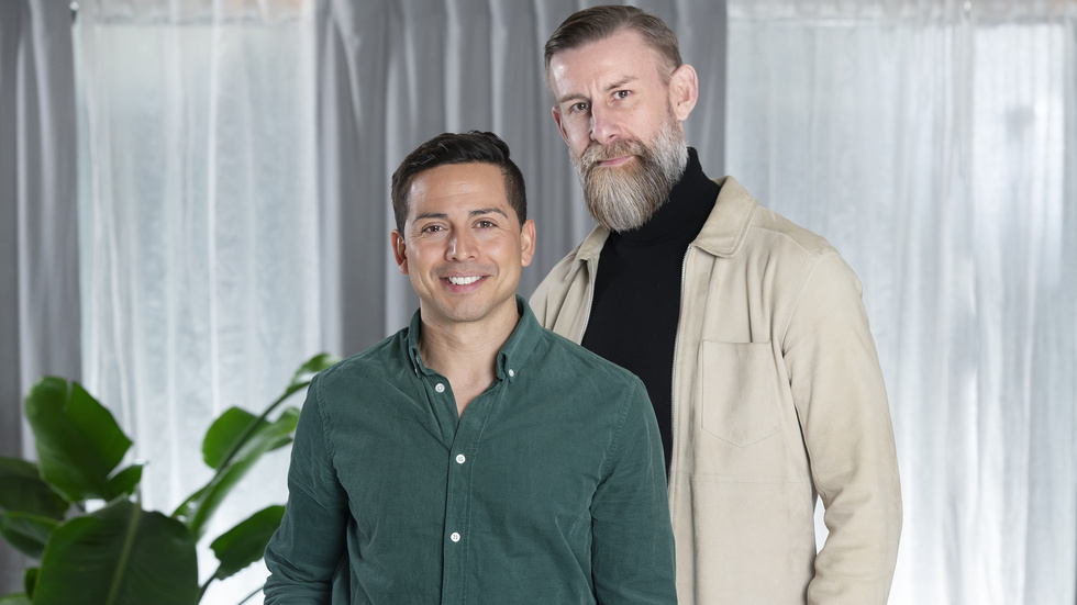 Relationen mellan Hector Lopez och Magnus Johansson når vägs ände i sjunde avsnittet av "Gift vid första ögonkastet". Pressbild.