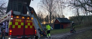 Soteld ledde till pådrag utanför Gamleby