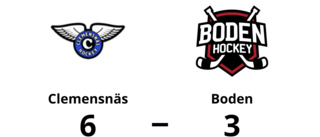 Boden föll mot Clemensnäs med 3-6