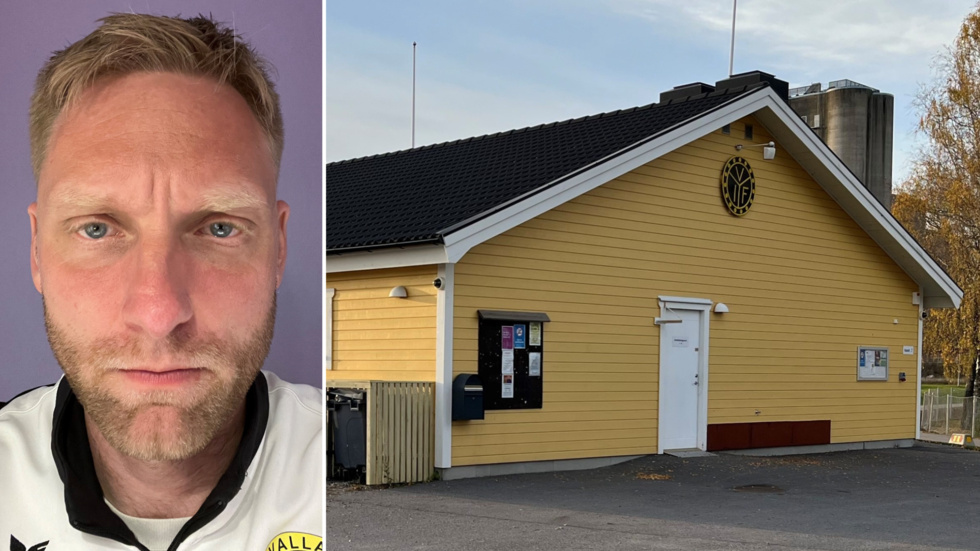 Robert Kjellman, kassör och ungdomsledare i Valla IF.