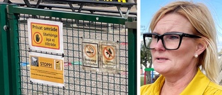 Efter skadegörelsen – förskolan stänger gården för allmänheten