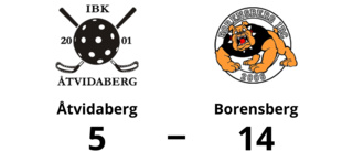 Borensberg ny serieledare efter seger