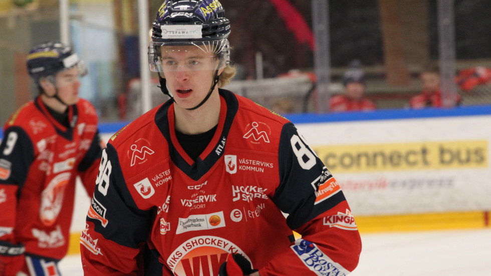 Olle Söderlund gjorde under söndagen sin debutmatch för VIK. 