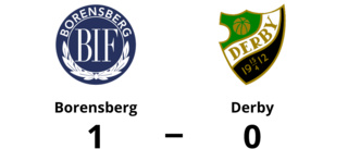 Borensberg sänkte Derby – Hugo Karlsson matchhjälte