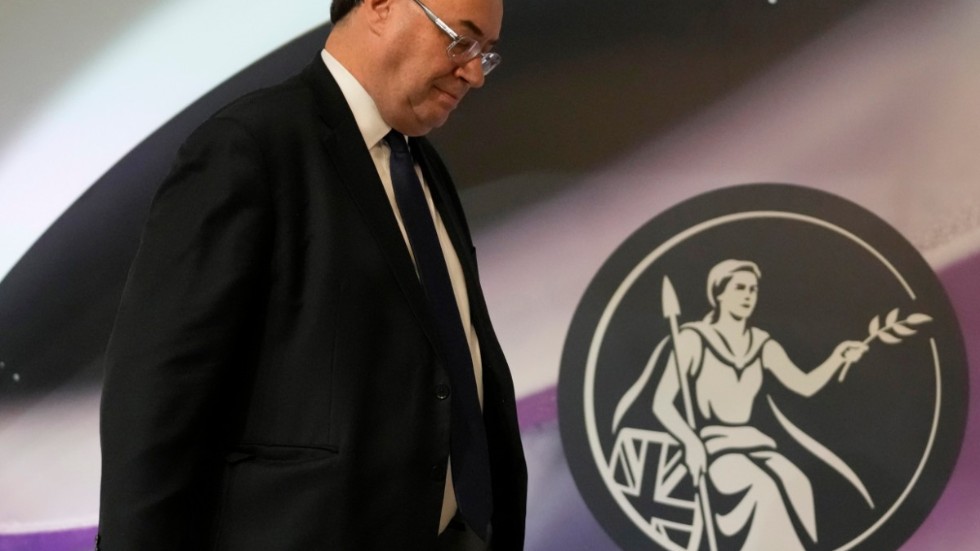 Den tajta brittiska arbetsmarknaden skapar ett hårt tryck uppåt på lönerna, vilket utgör en stor utmaning för Bank of England, med ordförande Andrew Bailey. Arkivbild