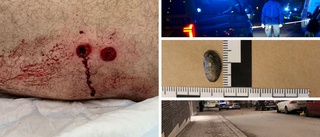 Först blev de oense vid rödljuset – sedan blev mannen skjuten i låret på öppen gata: "När jag såg blod höll jag på att svimma"