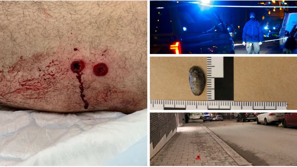 Skottlossningen på S:t Persgatan i februari i år hör ihop med en trafikincident tidigare på kvällen. Det hävdar i alla fall de tre män som blev beskjutna.