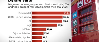 Maten 9 procent dyrare – kaffetpriset har stigit med 40 procent