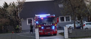 Släckte brand i garage