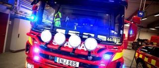 Brand i lada på mellersta Gotland