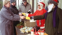 Tomtelotter på RK-julmarknad