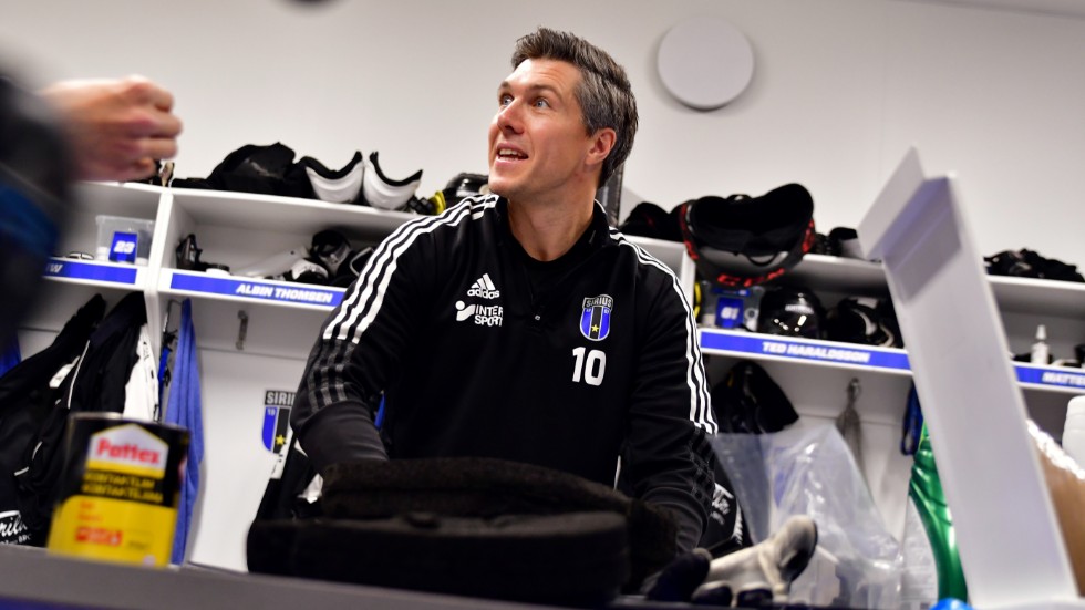 Ted Bergström gjorde Sirius båda mål i förlustmatchen mot Villa i Svenska Cupen. (Arkivbild)