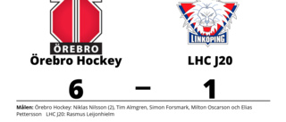 Defensiv genomklappning när LHC J20 föll mot Örebro Hockey