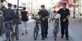 Cyklande poliser – nytt inslag i stadsbilden