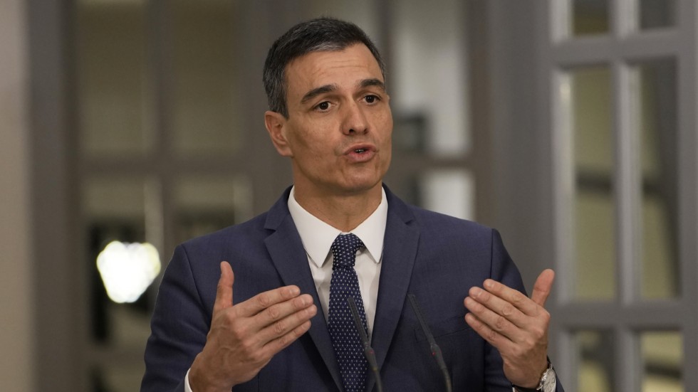 Spaniens premiärminister Pedro Sánchez. Arkivbild.