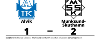 Munksund-Skuthamn vann borta mot Alvik