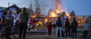 Storbrand på Hertsön – byggnaden kan inte räddas