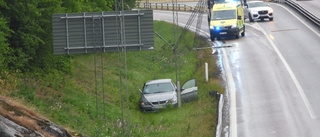 En till sjukhus efter trafikolycka på Söderleden