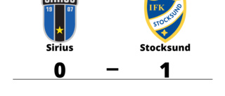 Förlust för Sirius hemma mot Stocksund