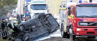 Kvinna skadad i trafikolycka