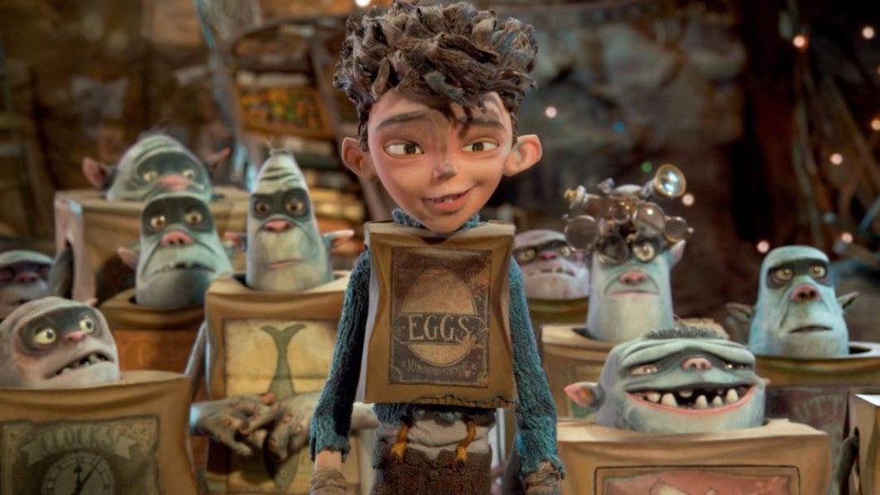 Bland boxtrollen i nya animerade "Boxtrolls" bor det mystiskt nog en pojke, som praktiskt nog kallas "Ägg" efter sin låda.