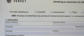 Klämskada utreds av Arbetsmiljöverket