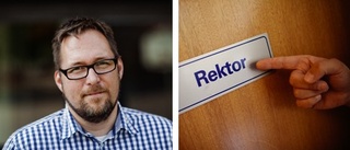 Nybakad rektor tror på sig själv