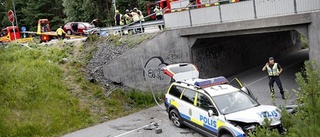 Utredningen kring poliskrock läggs ner