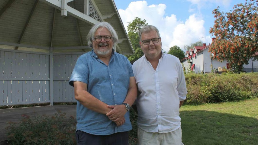 Ola Berg och Magnus Johansson håller i Garpedagen, med en rad gratisaktiviteter i Unos park.