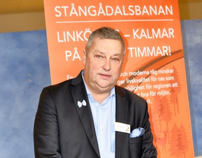 Michael Leijonhud och hans infrastrukturkansli kämpar oförtrutet vidare med att få östgötarna att förstå hur viktiga Stångådalsbanan och Tjustbanan är för regionens tillväxt? Foto: Tommy Petterssson