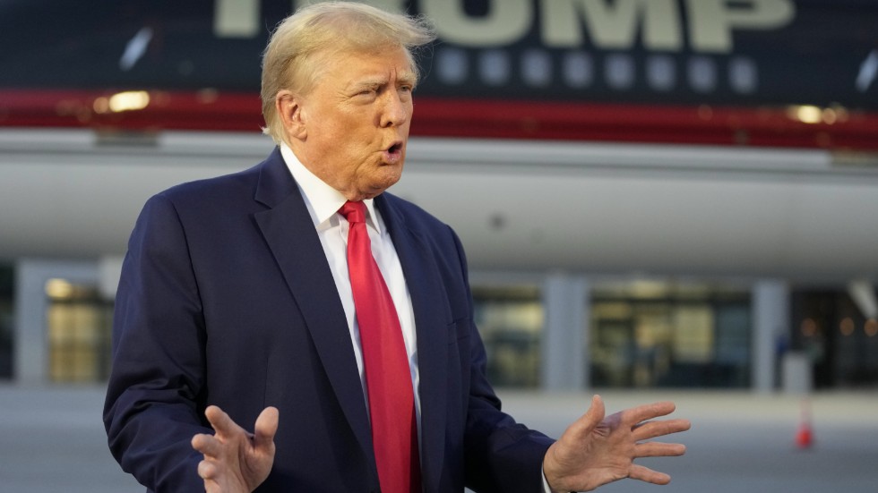 USA:s förre president Donald Trump. Arkivbild.