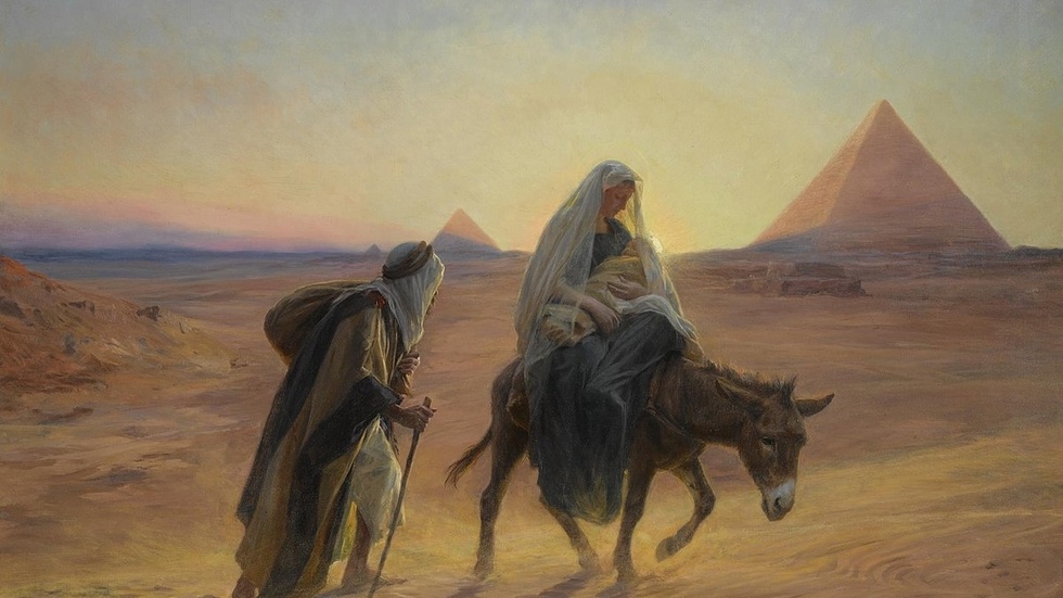 Jesus börjar alltså sitt liv som flykting – som en av historiens många migranter, fördriven från sitt hem av våld.