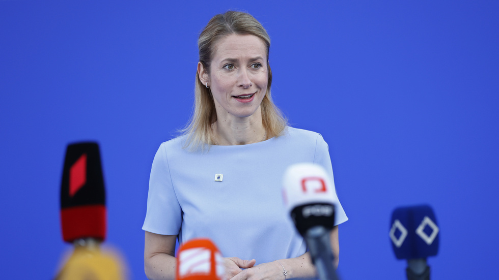 Estlands premiärminister Kaja Kallas tar sitt eget land som ett positivt exempel på hur EU-medlemskap kan ge ekonomiskt uppsving.