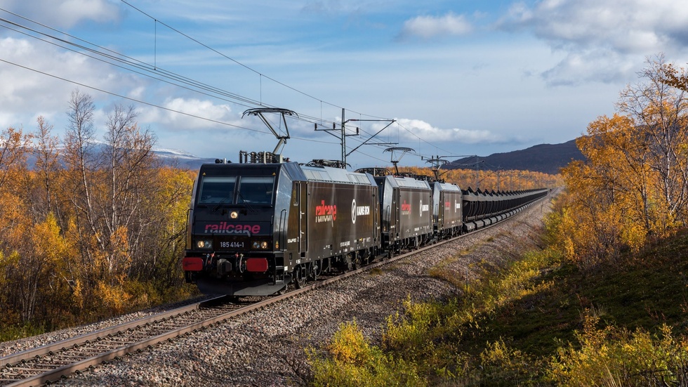 Railcare kör järnmalmskoncentrat från Pitkijärvi till Narvik på uppdrag av Kaunis Iron.