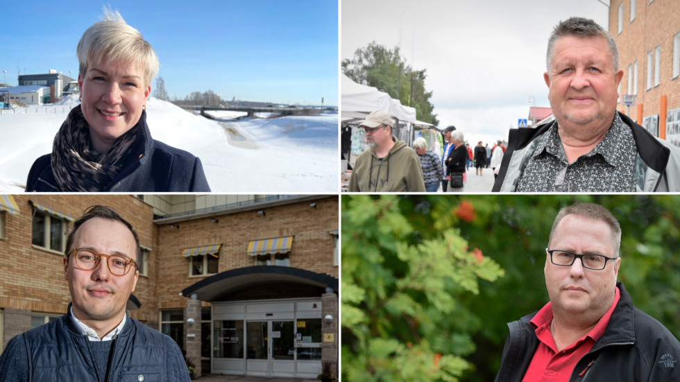 Kommunalråden Nina Waara (S), Haparanda, Tomas Mörtberg (C), Övertorneå, Isak Utsi (S), Arjeplog, och Niclas Hökfors (S), Överkalix, hör till dem som kan glädjas åt från förslaget från statliga Försöksverksamhetskommittén.